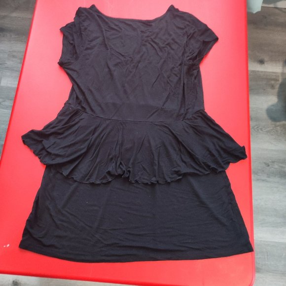 Kensie black stretchy dress women's size XL - Picture 4 of 5